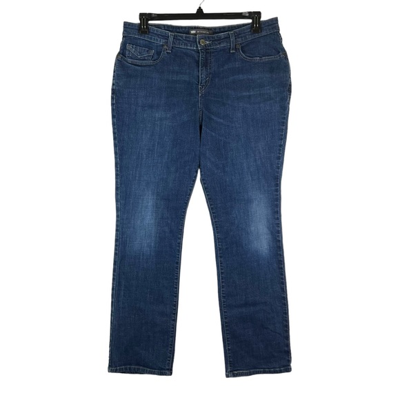 Levi's Denim - Levi's 580 Straight Leg Jeans Womens Size 16 Denim Blue